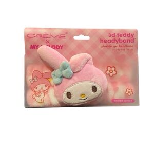 The créme shop x my melody 3D hello kitty spa headband
